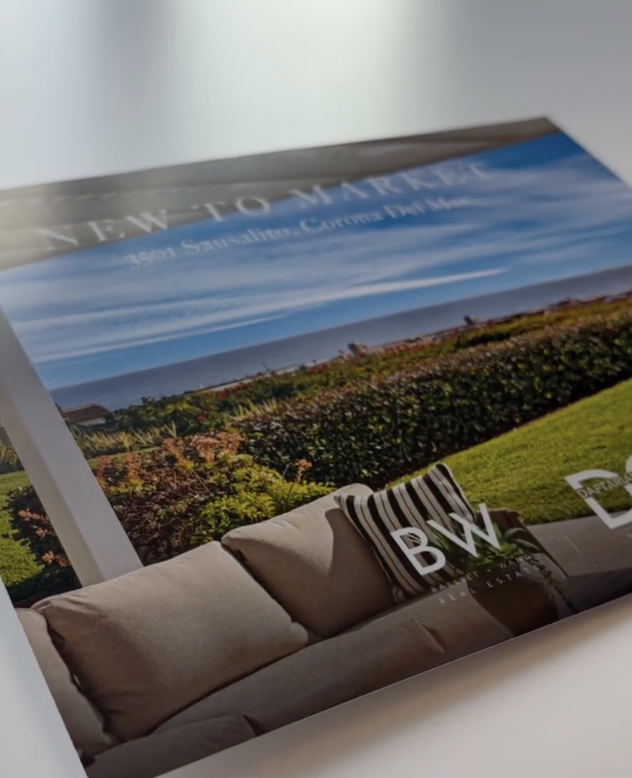 Barnett + Wayne new to market mailer — Corona Del Mar